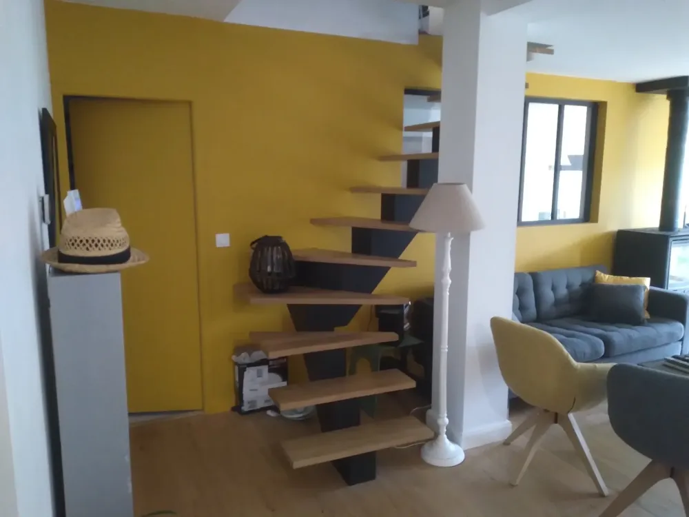 pose escalier